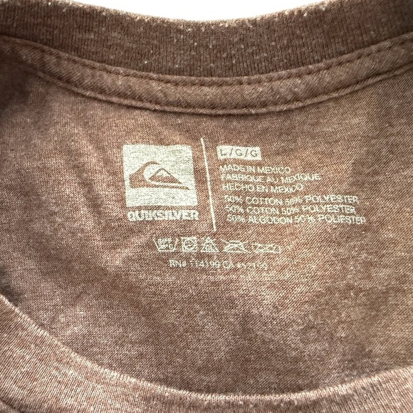 QUIKSILVER Sun Surf Tropical Tee Shirt Men L Large - Picture 4 of 5